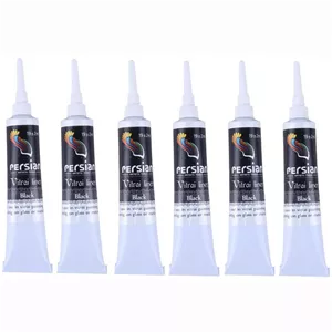 بسته 6 عددی خمیر دورگیر مشکی پرشین L-101 حجم 19 میلی لیتر
