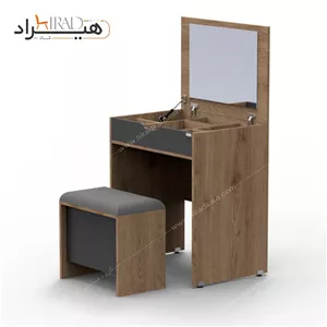 میز آرایش کمجا درب تاشو با صندلی هیراد مدل U113