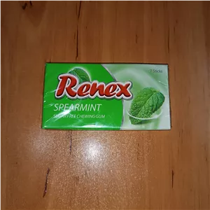 آدامس بدون قند Renex با طعم اسپیرمینت 