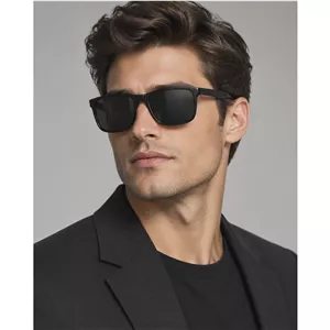 عینک آفتابی مشکی مستطیلی کلاسیک مدل Black Classic Rectangle