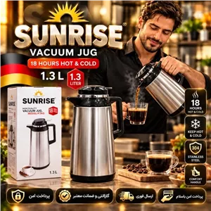 فلاسک استیل داخل شیشه درجه یک وارداتی اقساطی گارانتی دار
