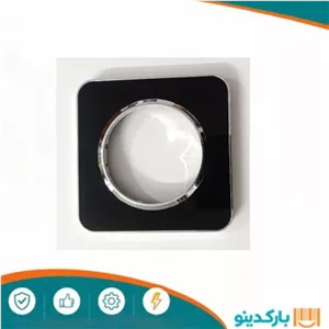 قاب ایران الکتریک مدل اسپیناس پلکسی دور سیلور زه مشکی