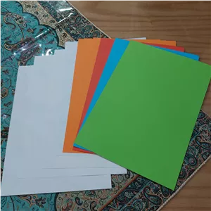 مقوا دو رو 5 رنگ A4