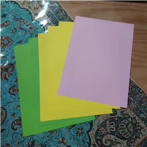 کاغذ رنگی دو رو 3 رنگ سایز A4