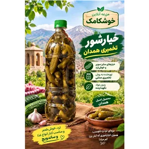  خیارشور تخمیری همدان