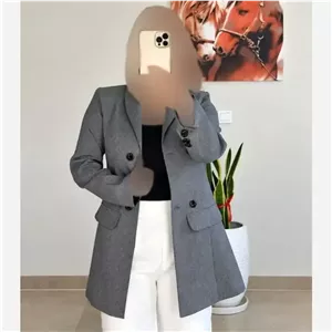 کت کیمیا پرشین مکانیک اعلا مشکی طوسی سایز 36 تا 46