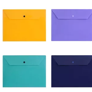 پاکت دکمه دار پاپکو کد A4-105M سایز A4 مات