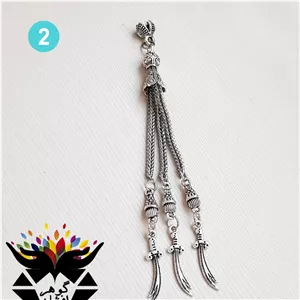 کرکوش فلزی سه رشته طرح شمشیر ذوالفقار مدل H3112 