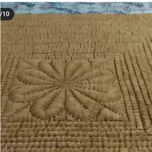 لحاف مخمل رختخوابی شانل نسکافه ای  