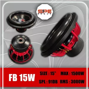 ساب ووفر 15 SPL 1500w برند FB AUDIO 2 اف بی 2مدل FB-15W 