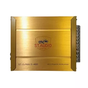امپلی فایر 4 کانال ST AUDIO کلاس D مدل ST-CLASS -D-460 با کارت گارانتی یک ساله