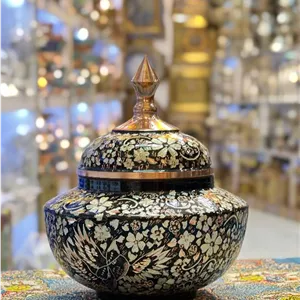قندان سلجوقی الماس تراش نقره کوب 