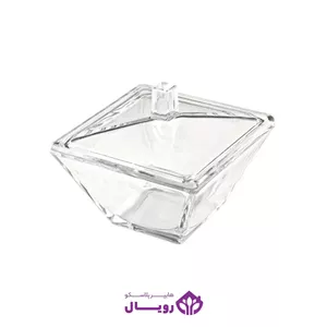 قندان مربع شیشه ای لیمون کد 233500