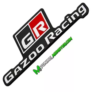 آرم فلزی GR GAZOO Racing تویوتا استیل ( پس کرایه )