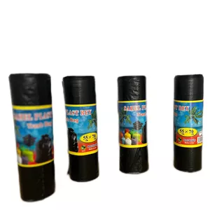 کیسه زباله رولی ساحل ، سایز 70 55 ( بسته ی 10 رولی)