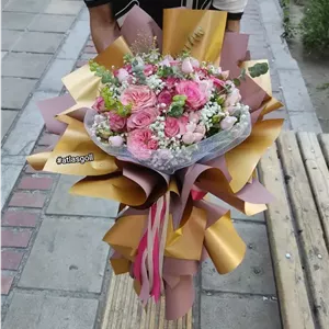 دسته گل توری طرح نسرین