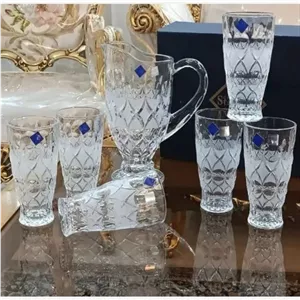 پارچ لیوان آنجلیکا چین شفاف درجه یک ارسال رایگان 