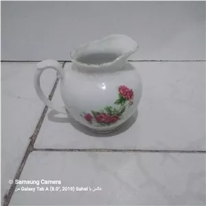 سس خوری گل قرمز قدیمی چینی زرین ایران 