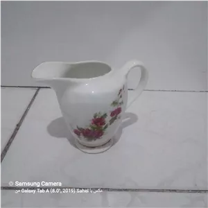 سس خوری گل قرمز چینی زرین ایران قدیمی و کمیاب 