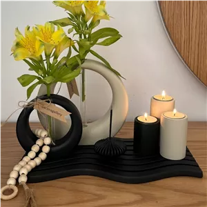 دکور جلومبلی و رومیزی شیک تنوع رنگ بالا پسکرایه