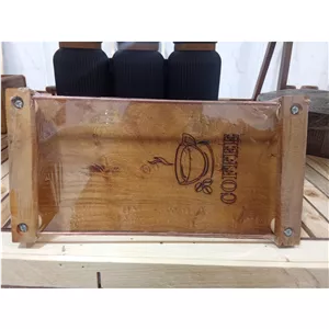 سینی قهوه چوب گردو