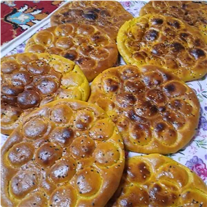نان فطیر سنتی مغزدار معزش باآردسبودار وکره