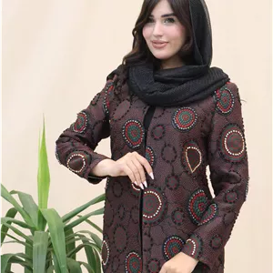 کت ژاکارد دایره جدید_کد2074