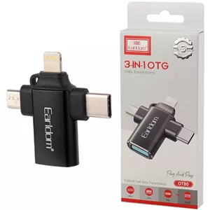 تبدیل USB OTG به میکرو یو اس بیتایپ سیلایتنینگ ارلدام ET-OT80