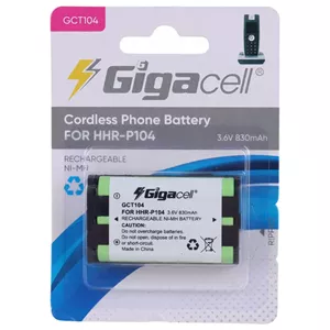 باتری تلفن بی سیم Gigacell GCT104 830mAh