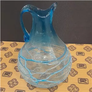 پارچ بلور آبی روس