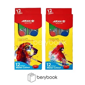 aryaآریاآبرنگ12 رنگجعبه مقوایی5005