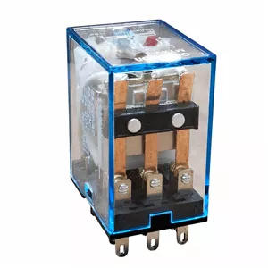 رله امرون شیشه ای 11 پایه 5 آمپر 220 ولت Omron Relay MY3N-J