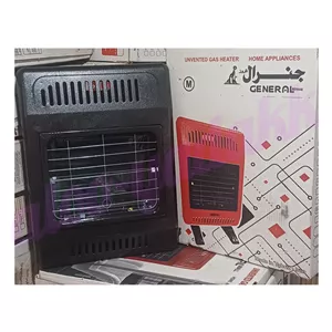 بخاری گازی شعله ای بدون دودکش JENERAL AFROOZ با برچسب انرژی و گارانتی 2 ساله