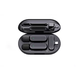 ست میکروفن دوتایی یقه ای بی سیم مدل K61 DUAL TYPE-C