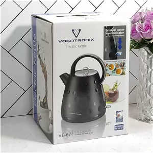 کتری برقی 1 7 لیتری سفید دو جداره VE67 ووگاتی (100) ارسال نیمه رایگان ارسال شکستنی و شیشه جات فقط با باربری با بیمه