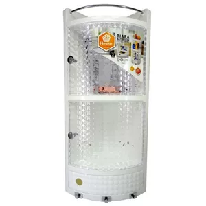 4152 کابین حمام یک درب تیارا سفید هومکت (4) ارسال نیمه رایگان