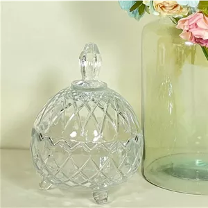 قندان سه پایه میشل کادویی 7343 سفید لوکس کاوه (12) بسته 12 تایی ارسال نیمه رایگان 