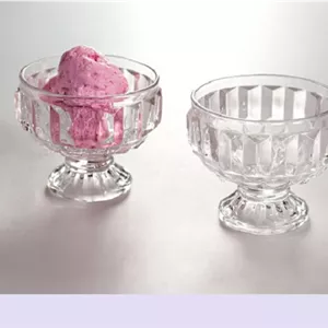 بستنی خوری مانیلا کادویی سفید کاوه(4) بسته 4 تایی ارسال شکستنی و شیشه جات فقط با باربری با بیمه