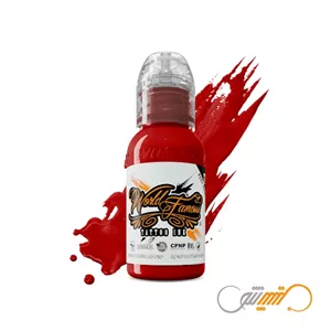 رنگ تتو وردفیمس World Famous Straight Red 