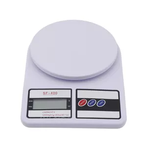 ترازو دیجیتال آشپزخانه مدل SF-400 ظرفیت 10 کیلوگرم (اصل) همراه باطری
