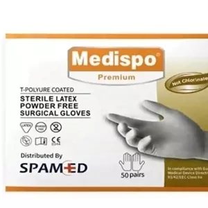 دستکش جراحی بدون پودر سایز 8 مدیسپو
