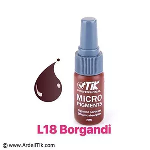 ARDELL رنگ تاتو تیک - پایه آب - بورگاندی L18 اورجینال شرکت آردل 