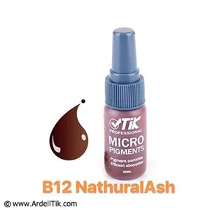 ARDELL رنگ تاتو تیک - پایه آب - قهوه ای دودی B12 اورجینال شرکت آردل 