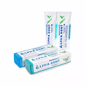 خمیر دندان آلفادنت مدل Mantra و whiteningحجم 75 میلی لیتر