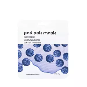 ماسک ورقه ای بلوبری pad pak(بسته 10عددی)