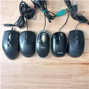 ماوس سیم دار یو اس بی برندهای مختلف کیفیت خوب - USB Mouse