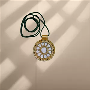 کیف دعا کردن گردنی چرم طبیعی 