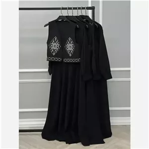 ست سارافون و جلیقه صوفیا جنس بوگاتی و مازراتی فریسایز تا 46