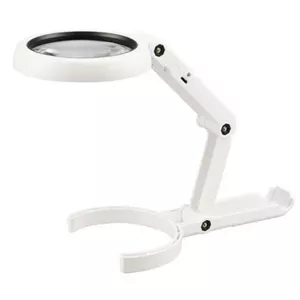 ذره بین تاشو ( دستی – رومیزی ) 8LED مدل FS75RC