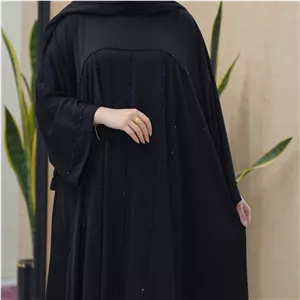 عبای ملکا جواهر دوزی کرپ الیزه
